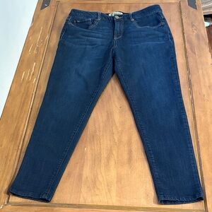Democracy AbTechnology Dark Blue Ankle Jeans Size 12
